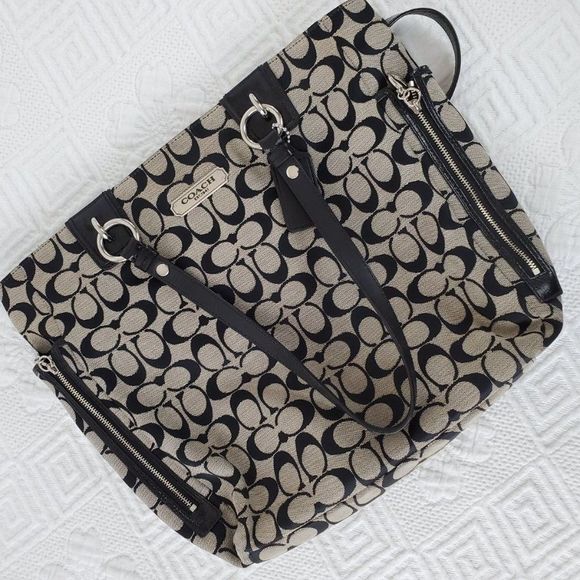 Coach Handbags - Coach C-Pattern Shoulder Bag